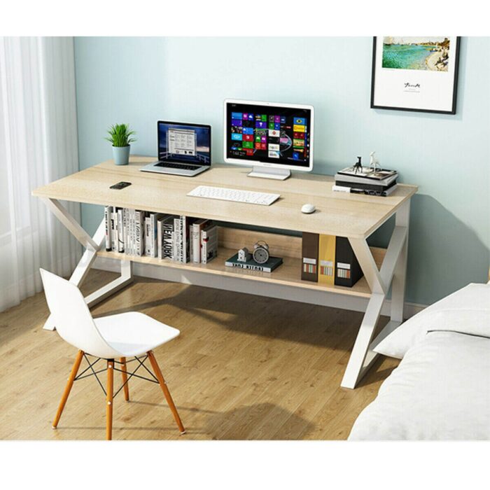 k shape table