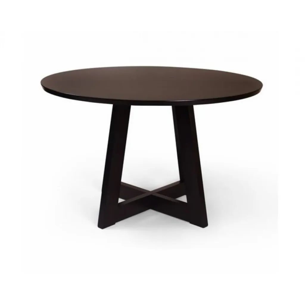 bion – round cross leg dinning table set
