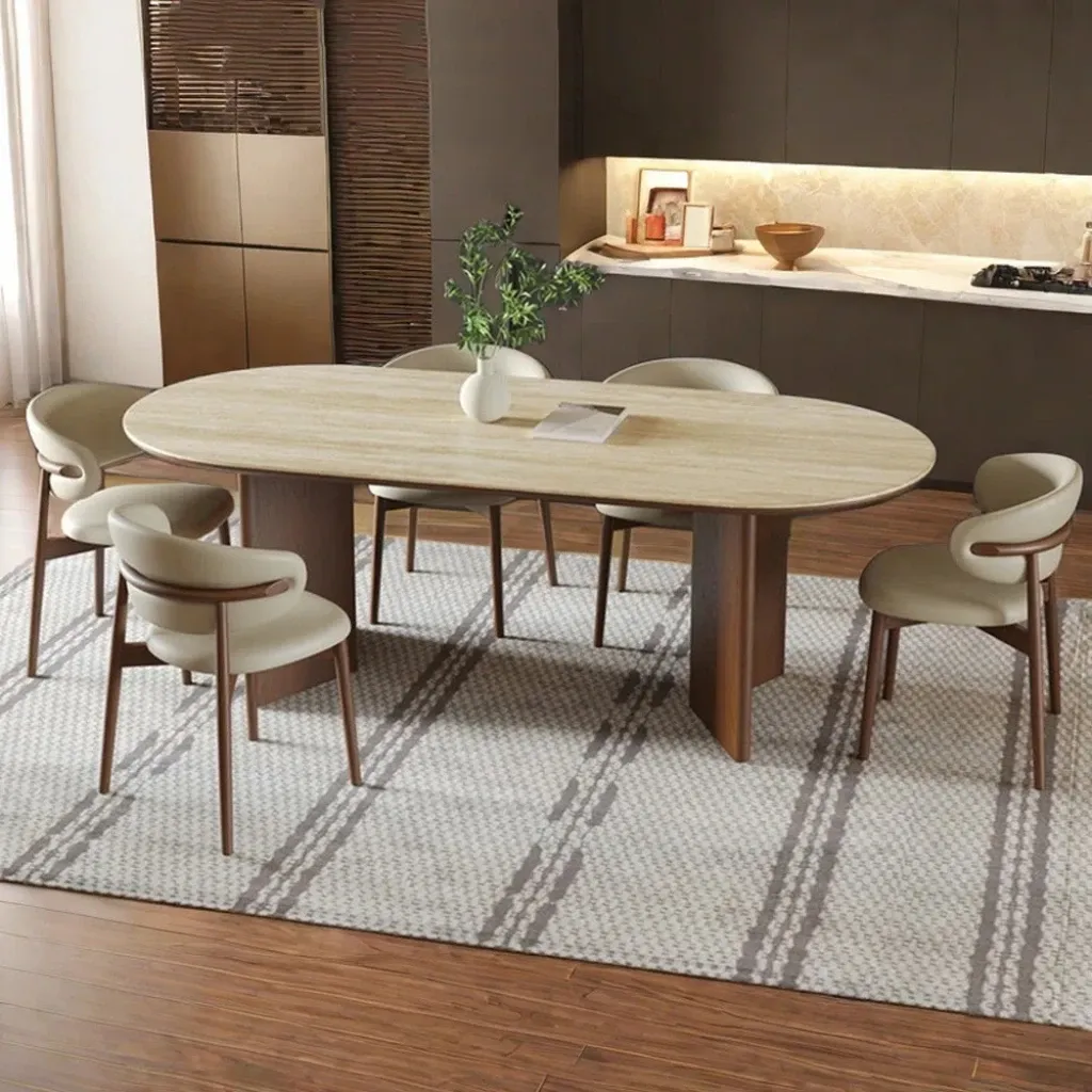 aurum – minimalist contemporary style dining table set