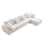 avalo – urban style white sectional sofa