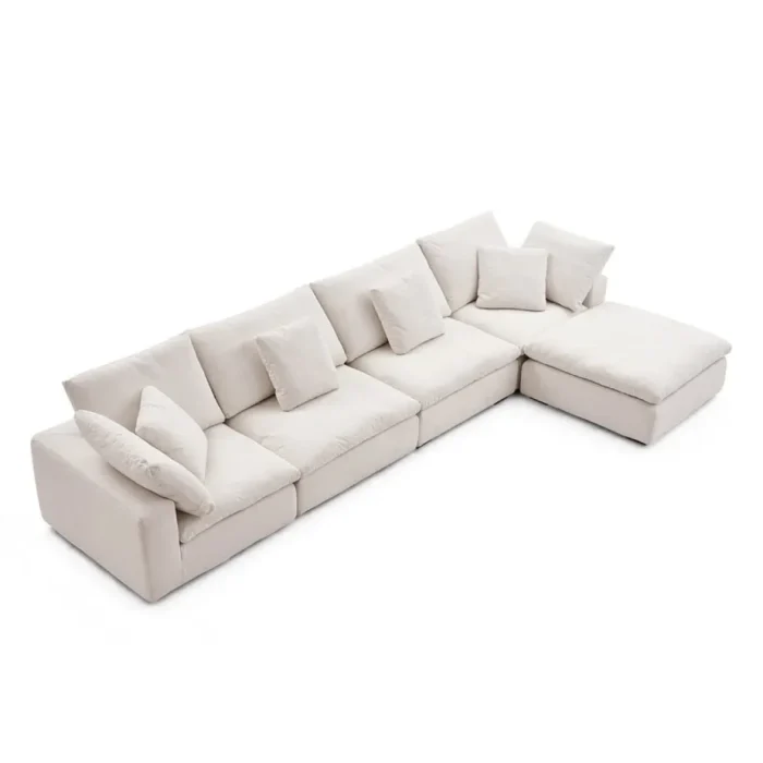avalo – urban style white sectional sofa