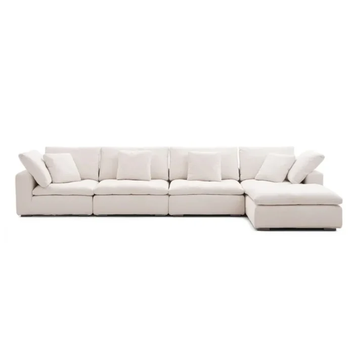 avalo – urban style white sectional sofa