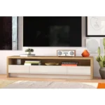 moonsoon – media display tv stand with storage cabins