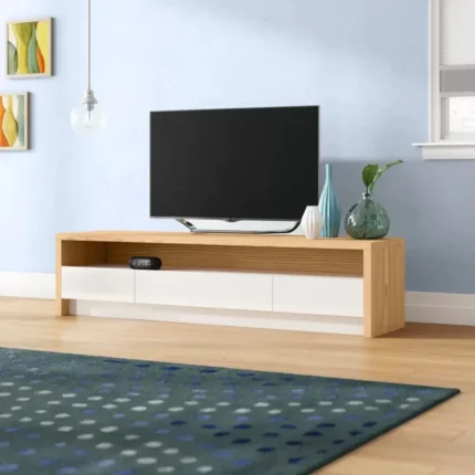 moonsoon – media display tv stand with storage cabins