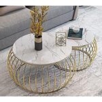 2 piece round center table