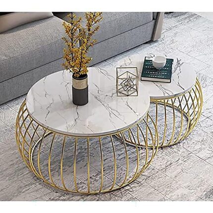 2 piece round center table