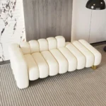 puffin – modern left arm channel tufted chaise lounge