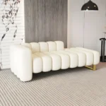 puffin – modern left arm channel tufted chaise lounge