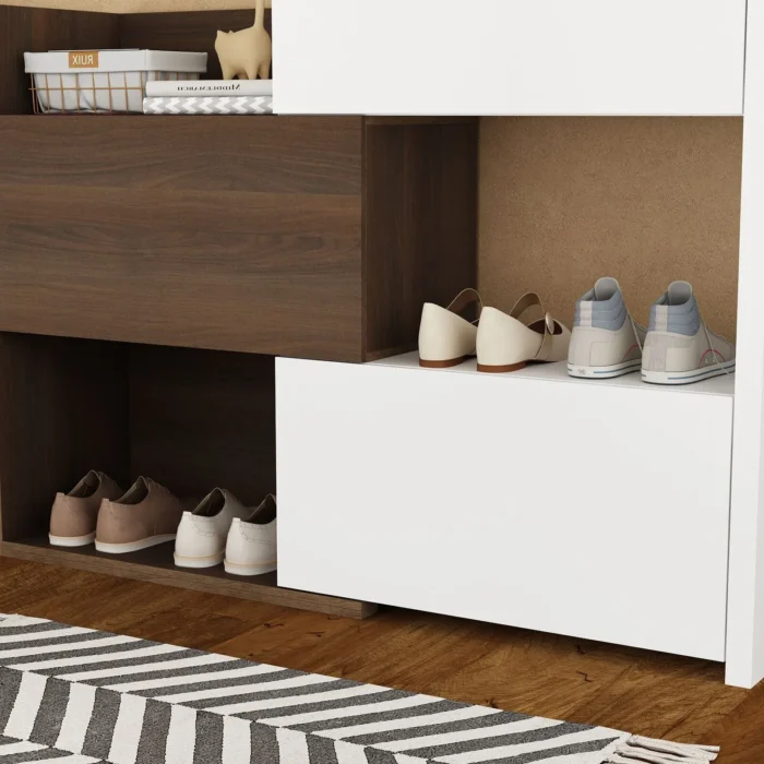 modra – nordic inspired shoe storage cabinet