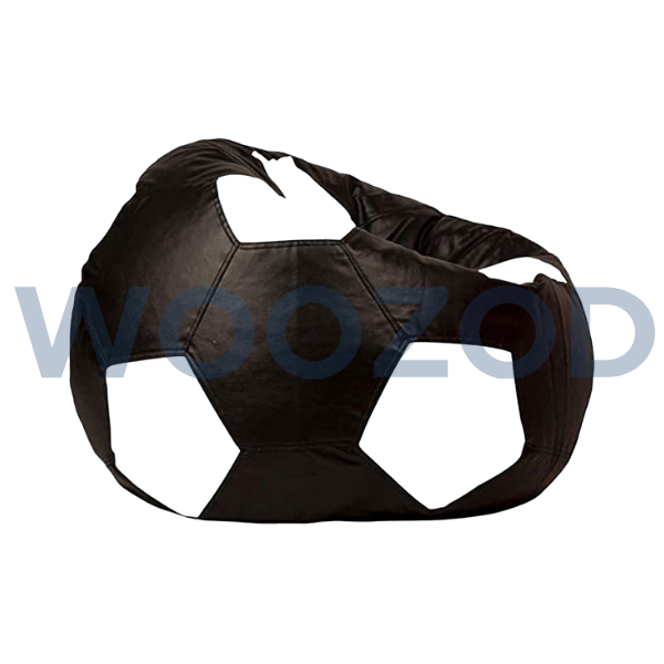 Woozod Football Bean Bag – Sporty Leatherette Bean Bag for Home or Gaming.