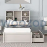 Woozod House Toddler Bed – wooden house frame toddler bed for kids’ room by Woozod Furniture.