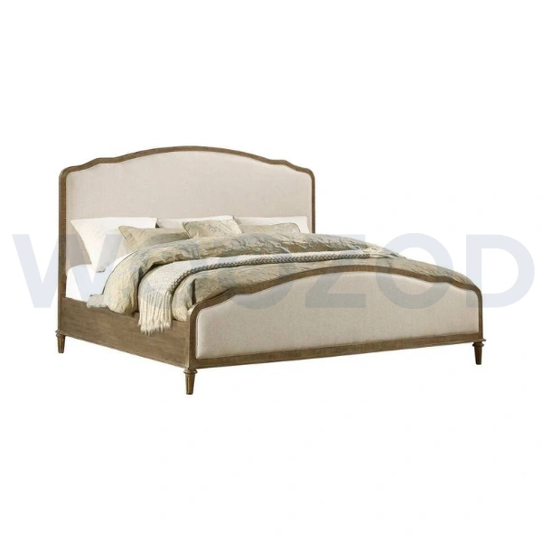 Walnut Brown King Size Bed – Victorian Luxury bed