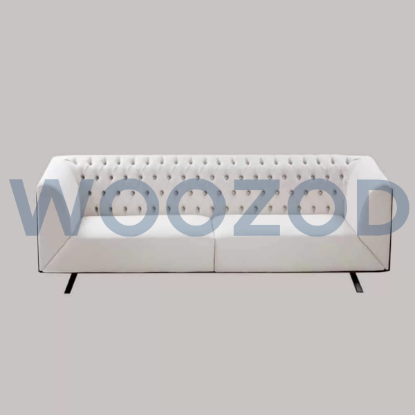 Woozod 3D Life Sofa double seater leatherette with foam cushioning.