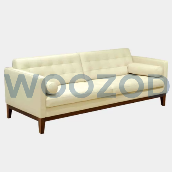Woozod Cassina Sofa double seater upholstered in premium leatherette.
