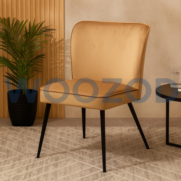 Woozod Imperial Brown Chair with elegant design and comfortable seating, ideal for living rooms and dining areas.