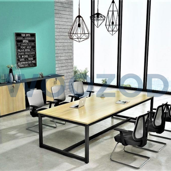 Woozod Meeting Table MT-19 laminated office meeting table with PVC edging.