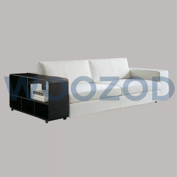 Woozod Superior Sofa double seater with leatherette upholstery and foam cushioning.
